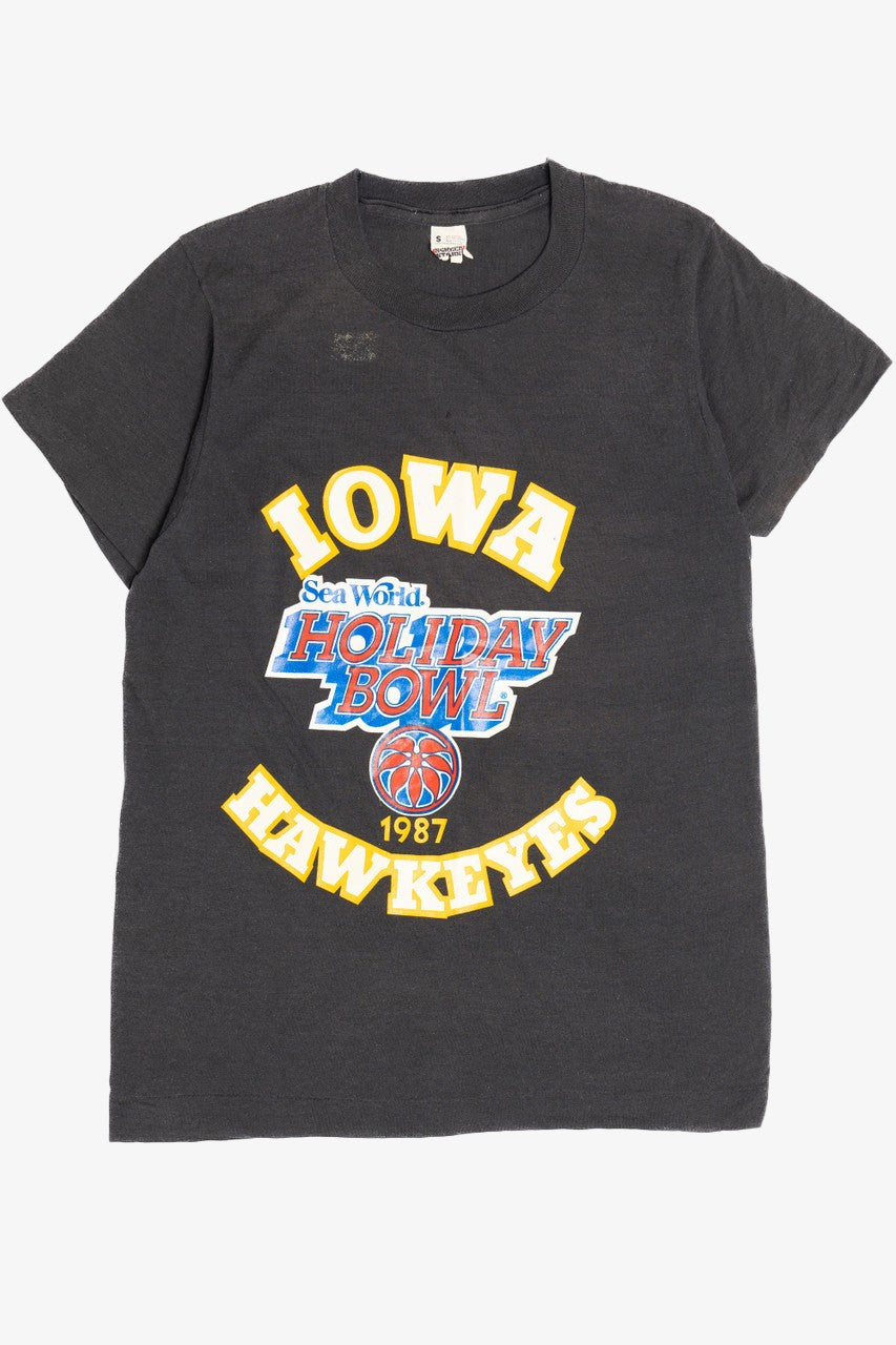 Vintage 1987 Iowa Hawkeyes Sea World Hollywood Bowl T-Shirt