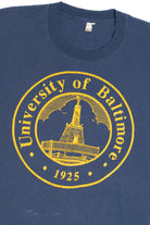 Vintage University Of Baltimore Screen Stars T-Shirt (1980s)