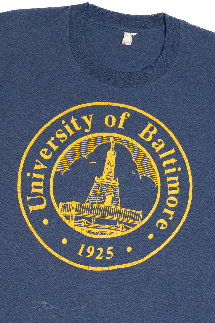 Vintage University Of Baltimore Screen Stars T-Shirt (1980s)