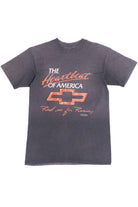 Vintage 1989 Chevrolet "The Heartbeat Of America" "Red Is For Racing" Racing Stats T-Shirt