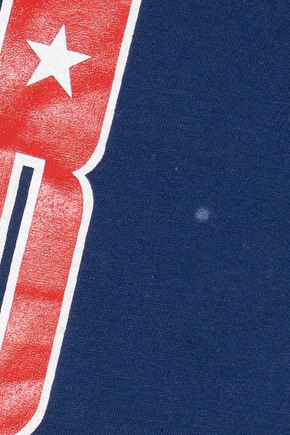 Vintage "78" Americana Stars And Stripes Velva Sheen T-Shirt (1970s)