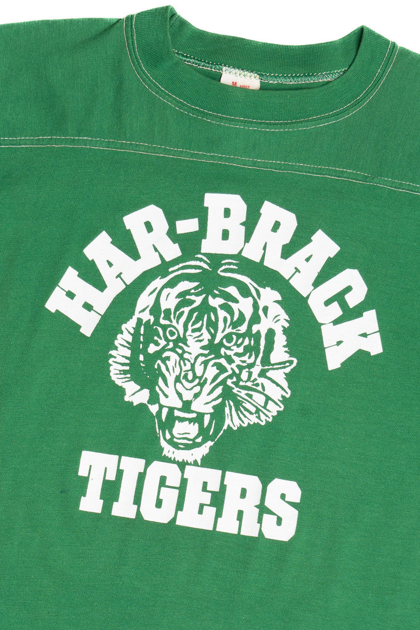 Vintage "Har-Brack Tigers" Mascot Sports T-Shirt (1980s)