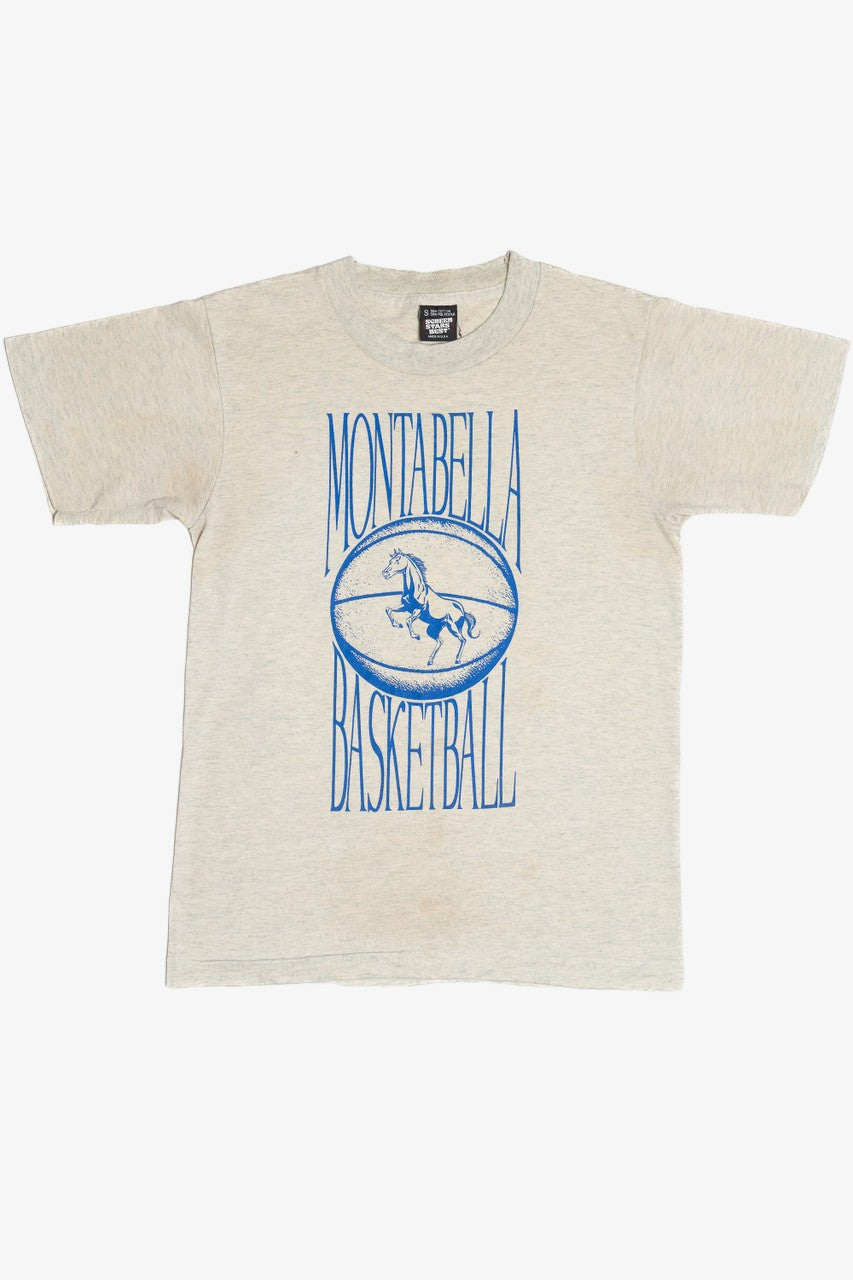 Vintage Montabella Basketball Horse Mascot T-Shirt