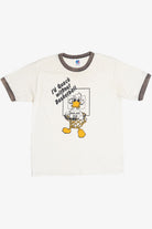 Vintage "I'd Quack Without Basketball" Russell Athletic Ringer T-Shirt (1980s)