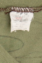 Vintage Camouflage V-Neck Pocket T-Shirt (1980s)