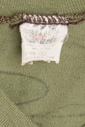 Vintage Camouflage V-Neck Pocket T-Shirt (1980s)