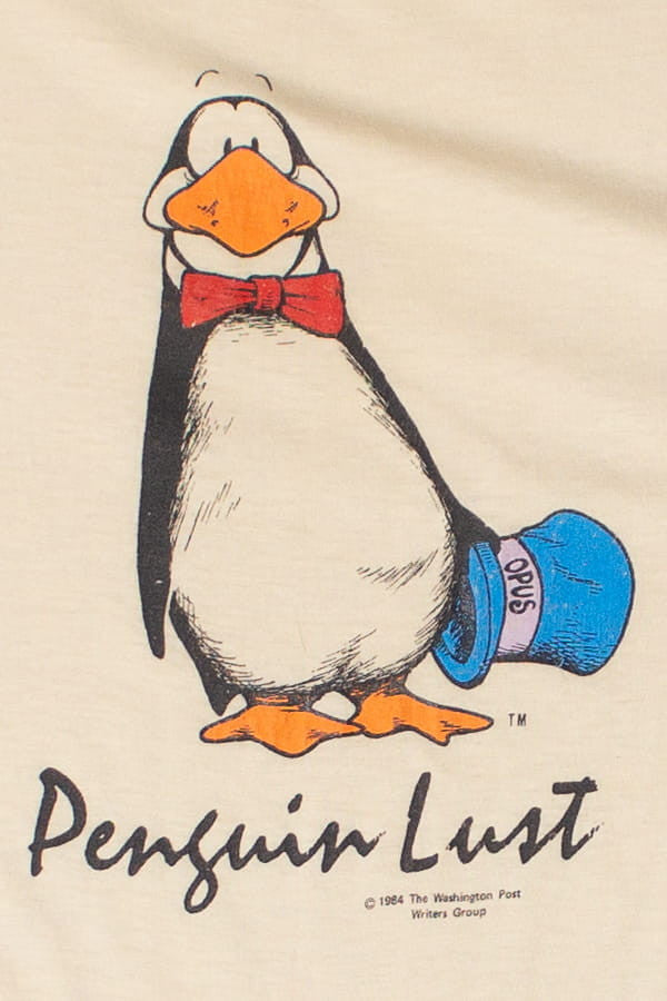Vintage "Penguin Lust" Graphic T-Shirt (1984)