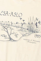 Vintage "ESA-ASLO" University of Minnesota Pond Scene T-Shirt (1985)