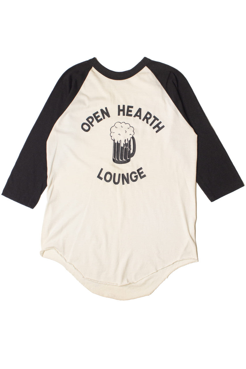 Vintage Open Hearth Lounge Baseball T-Shirt (1980s)