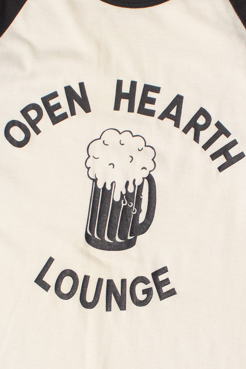 Vintage Open Hearth Lounge Baseball T-Shirt (1980s)