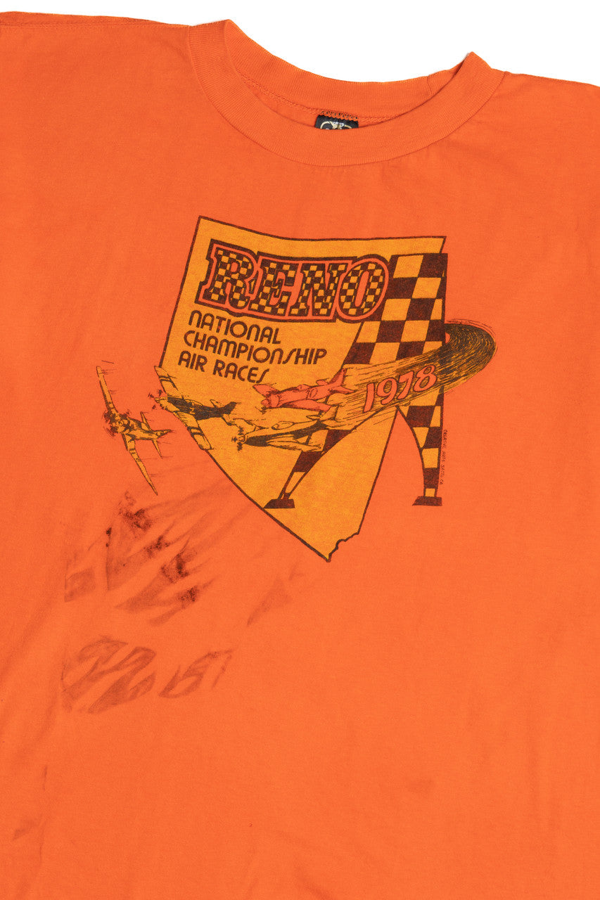 Vintage 1978 "Reno National Championship Air Races" T-Shirt (1970s)