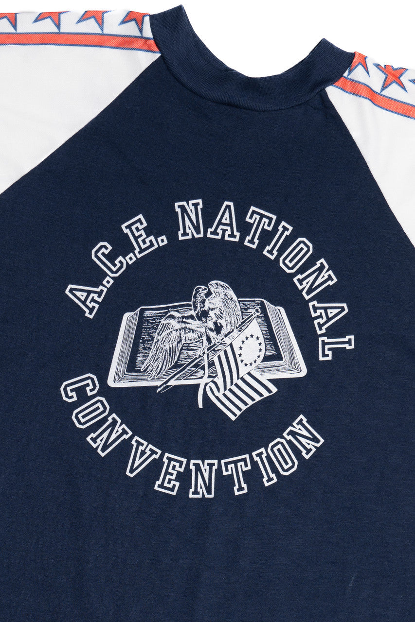 Vintage "A.C.E. National Convention" Americana Raglan T-Shirt