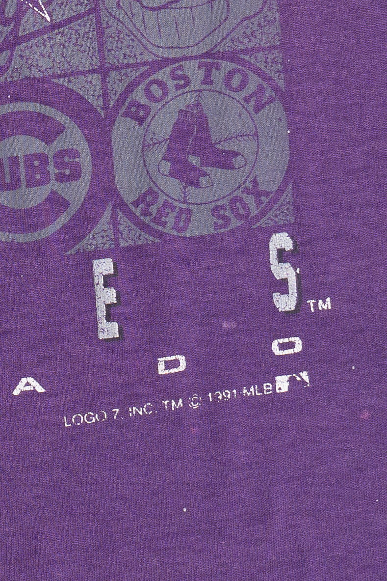 Vintage 1991 "Colorado Rockies" MLB Baseball T-Shirt