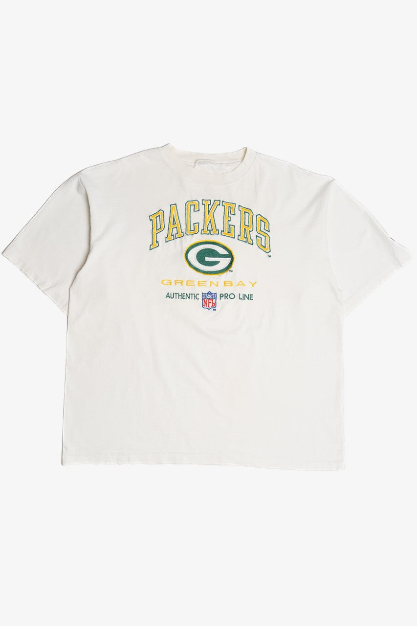 Vintage Packers Green Bay NFL Authentic Pro Line Embroidered T-Shirt