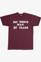 Vintage "Pay Phone Man 35 Years" T-Shirt (1980s)