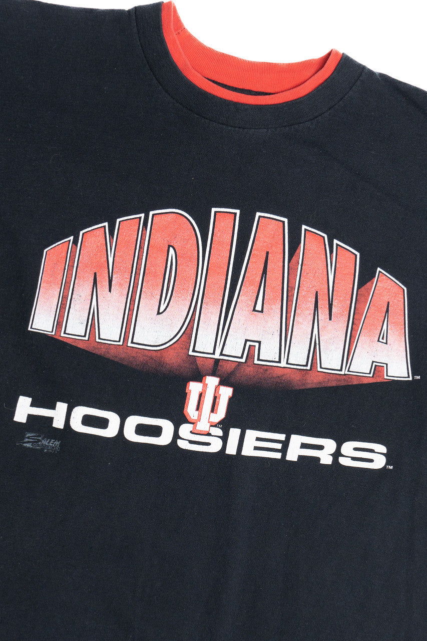 Vintage Indiana Hoosiers Double Sleeve T-Shirt