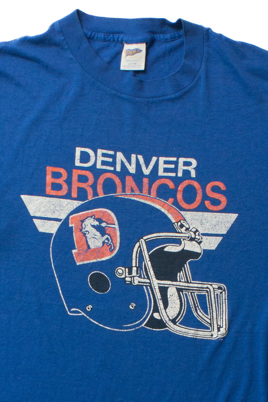 Vintage Denver Broncos Helmet T-Shirt (1980s)