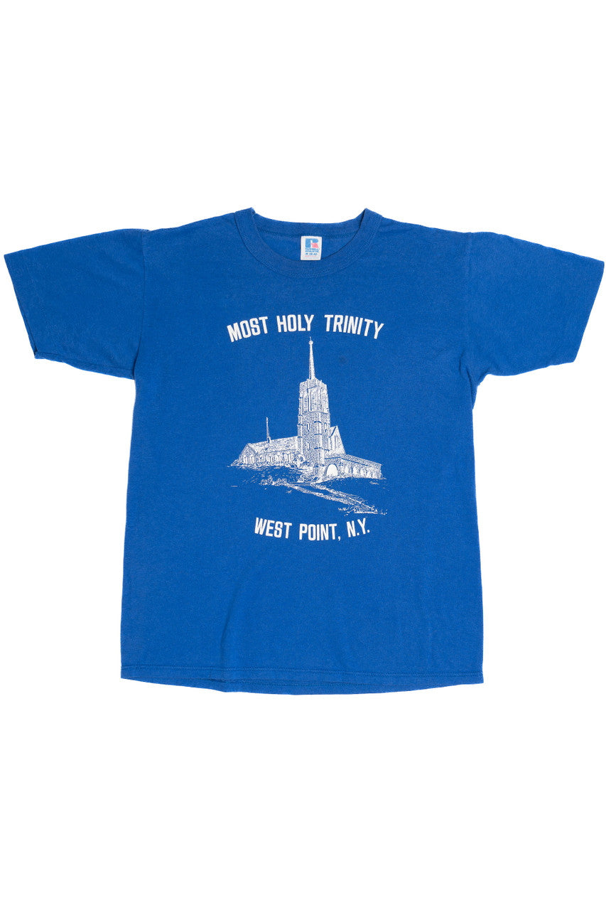 Vintage "Most Holy Trinity West Point, N.Y." Chapel Single Stitch T-Shirt
