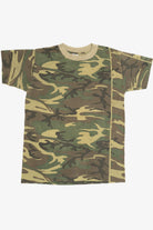 Vintage Camouflage Army Green Single Stitch T-Shirt (1980s)