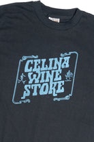 Vintage "Celina Wine Store" Paper Thin Hanes Fifty-Fifty T-Shirt (1980s)