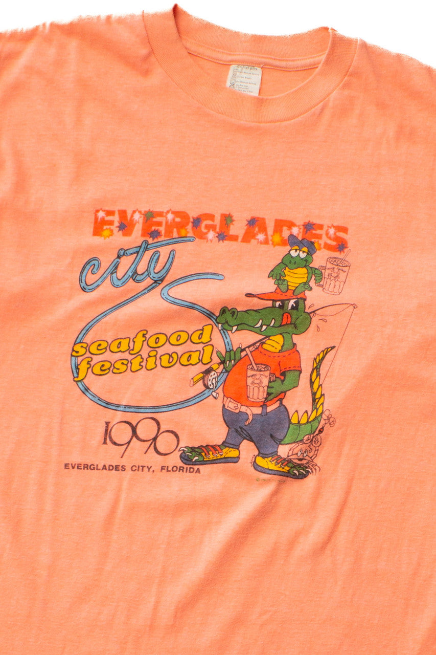 Vintage Everglades City Single Stitch T-Shirt (1990)