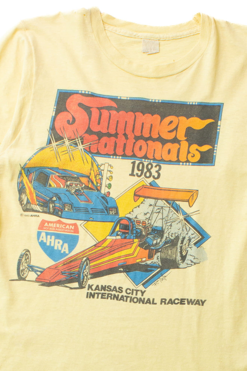 Vintage AHRA Summer Nationals Single Stitch T-Shirt (1983)