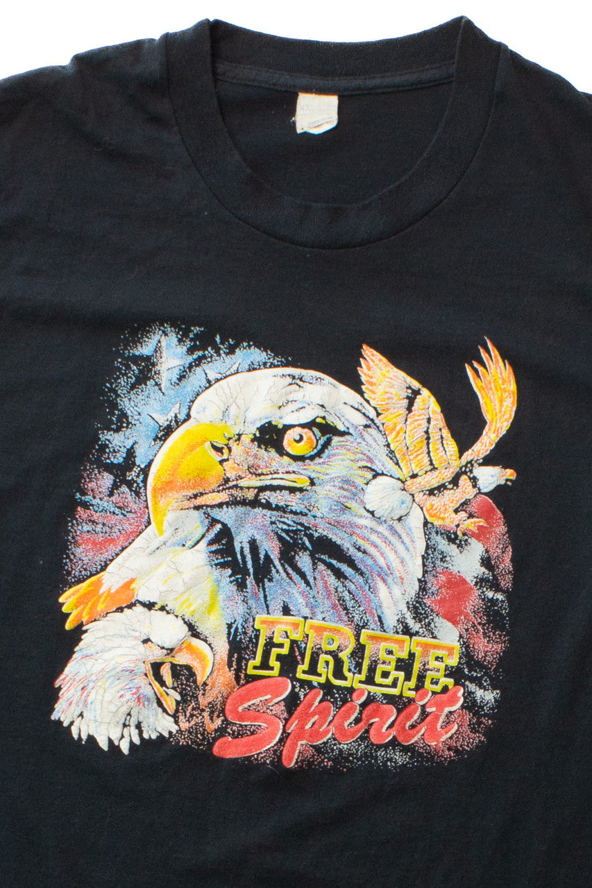 Vintage Free Spirit Single Stitch T-Shirt (1980s)