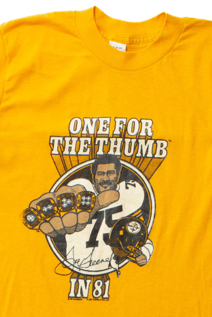 Vintage Mean Joe Greene Single Stitch T-Shirt (1980)