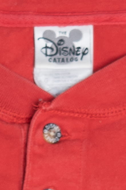 Vintage 101 Dalmatians Embroidered Long Sleeve Henley T-Shirt (1990s)