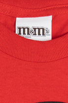 Red M&M Big Face Print T-Shirt