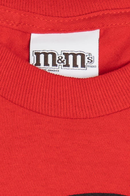 Red M&M Big Face Print T-Shirt