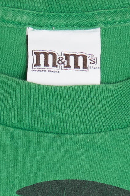 Vintage Winking Green M&M Big Face T-Shirt