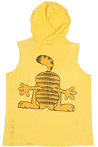 Vintage Upside Down "Garfield" Front/Back Print Hoodie T-Shirt