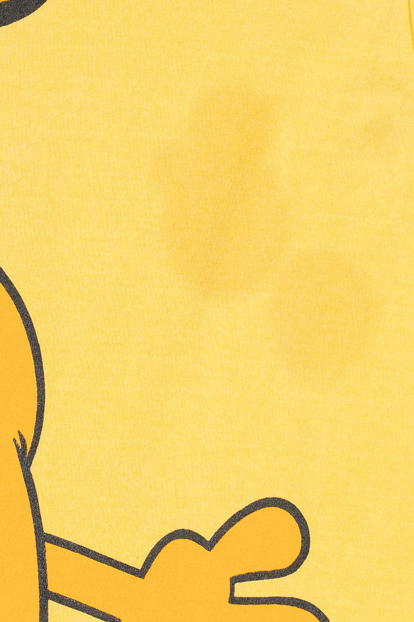 Vintage Upside Down "Garfield" Front/Back Print Hoodie T-Shirt
