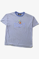 Vintage Disney Striped Goofy Single Stitch T-Shirt (1990s)
