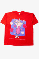Vintage Big Hearts Come In Small Packages Piglet T-Shirt (1990s)