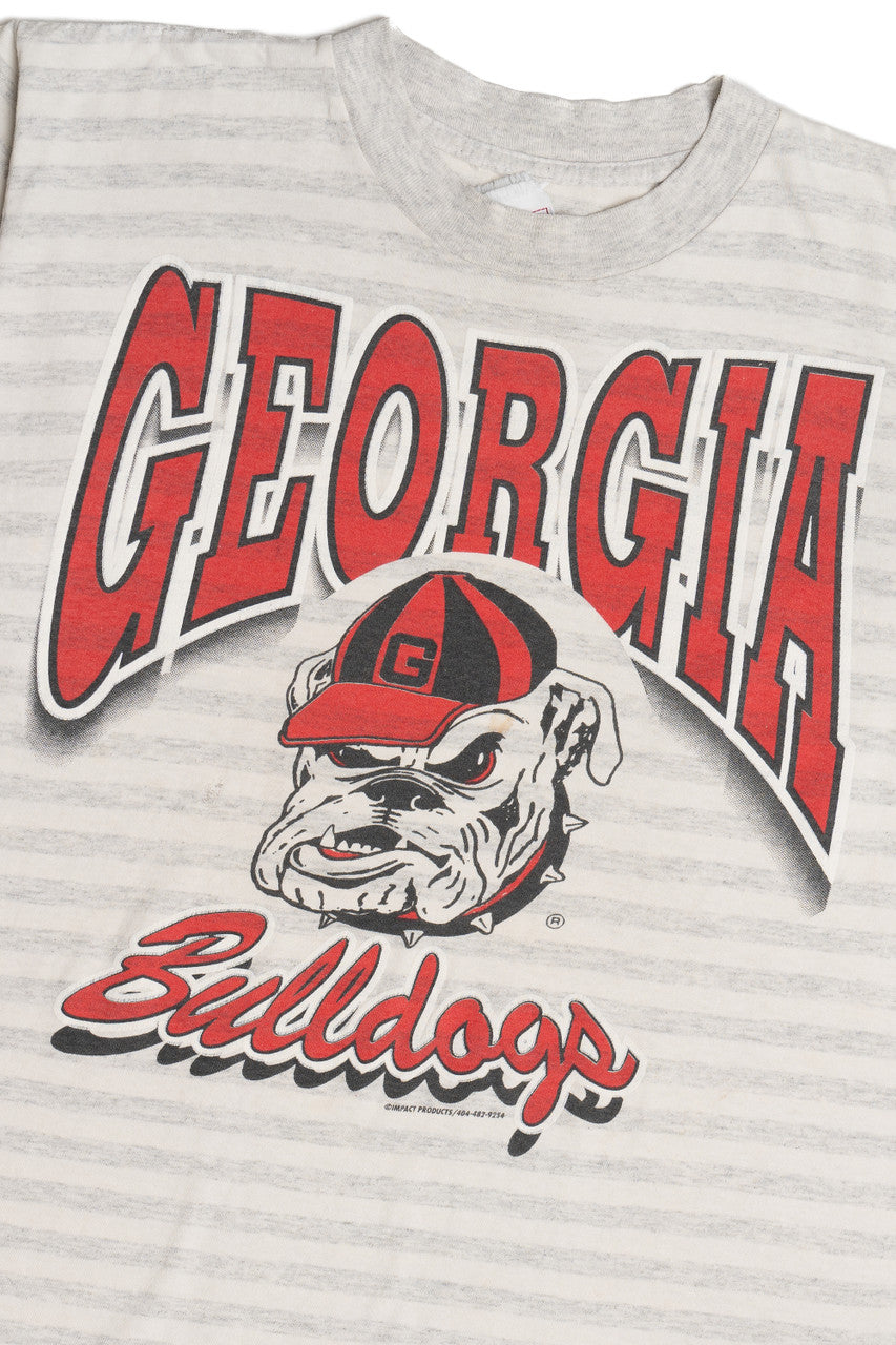 Vintage "Georgia Bulldogs" Mascot Single Stitch Soft T-Shirt (1990s)