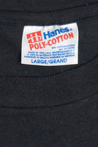 Vintage Shark Attack Phrase Single Stitch Paper Thin T-Shirt (1990s)