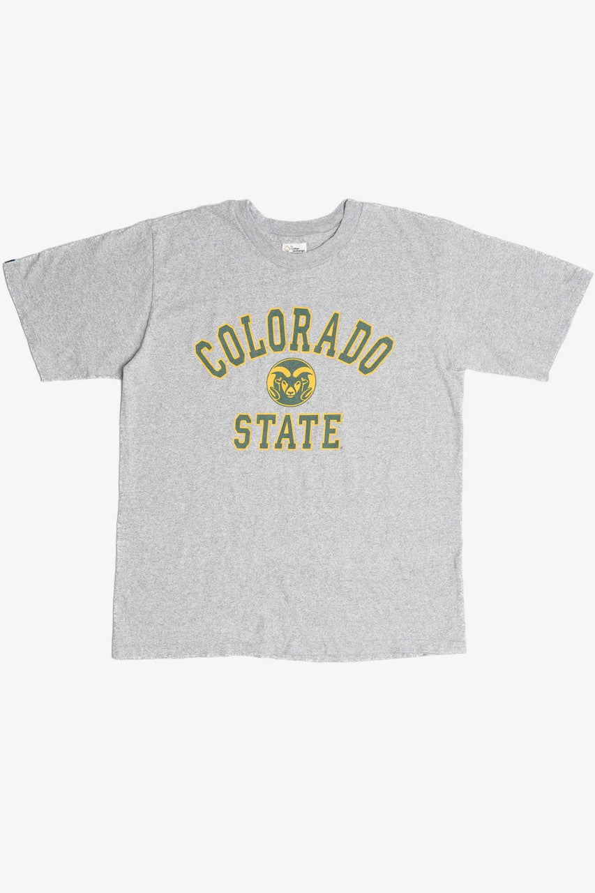 Vintage "Colorado State" University Single Stitch Heavyweight T-Shirt (1990s)