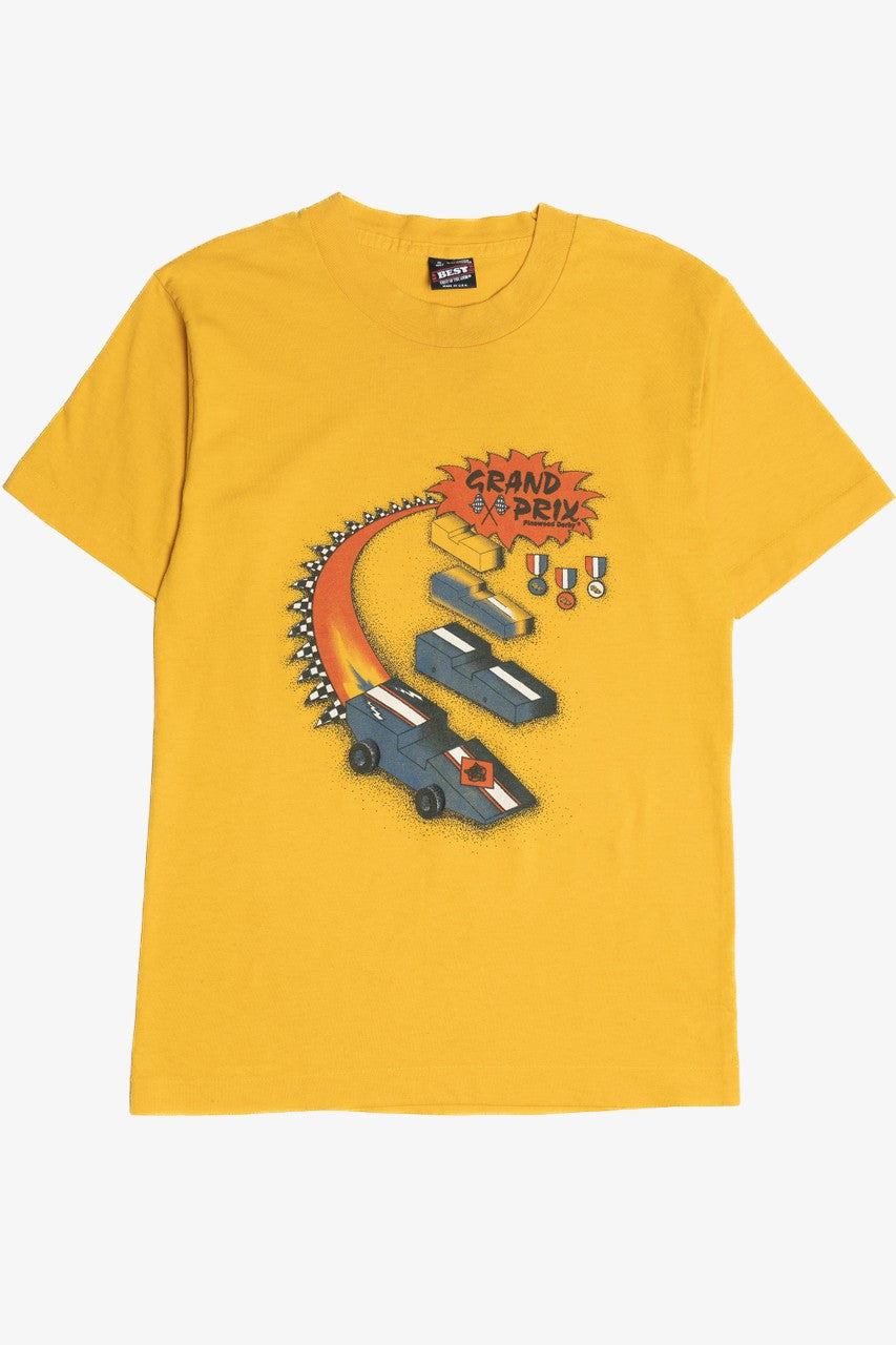 Vintage "Grand Prix Pinewood Derby" Boy Scouts Single Stitch T-Shirt (1990s)