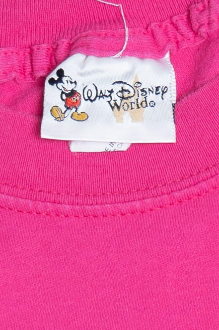 Vintage "Walt Disney World" Mickey Mouse Embroidered T-Shirt