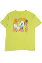 Vintage Mickey Mouse With Flowers And Straw Hat Mickey Unlimited T-Shirt (1990s)