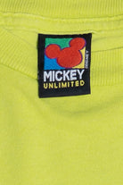 Vintage Mickey Mouse With Flowers And Straw Hat Mickey Unlimited T-Shirt (1990s)