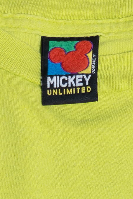Vintage Mickey Mouse With Flowers And Straw Hat Mickey Unlimited T-Shirt (1990s)