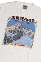Vintage Denali Ale "Brewed In Alaska" Denali Mountain Single Stitch T-Shirt