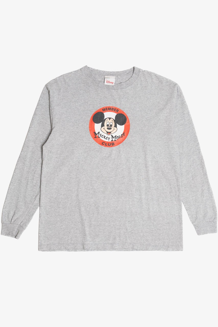 Vintage "Mickey Mouse Club Member" Long Sleeve T-Shirt