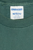 Vintage "North Dakota State University" NDSU Bison Embossed Single Stitch T-Shirt