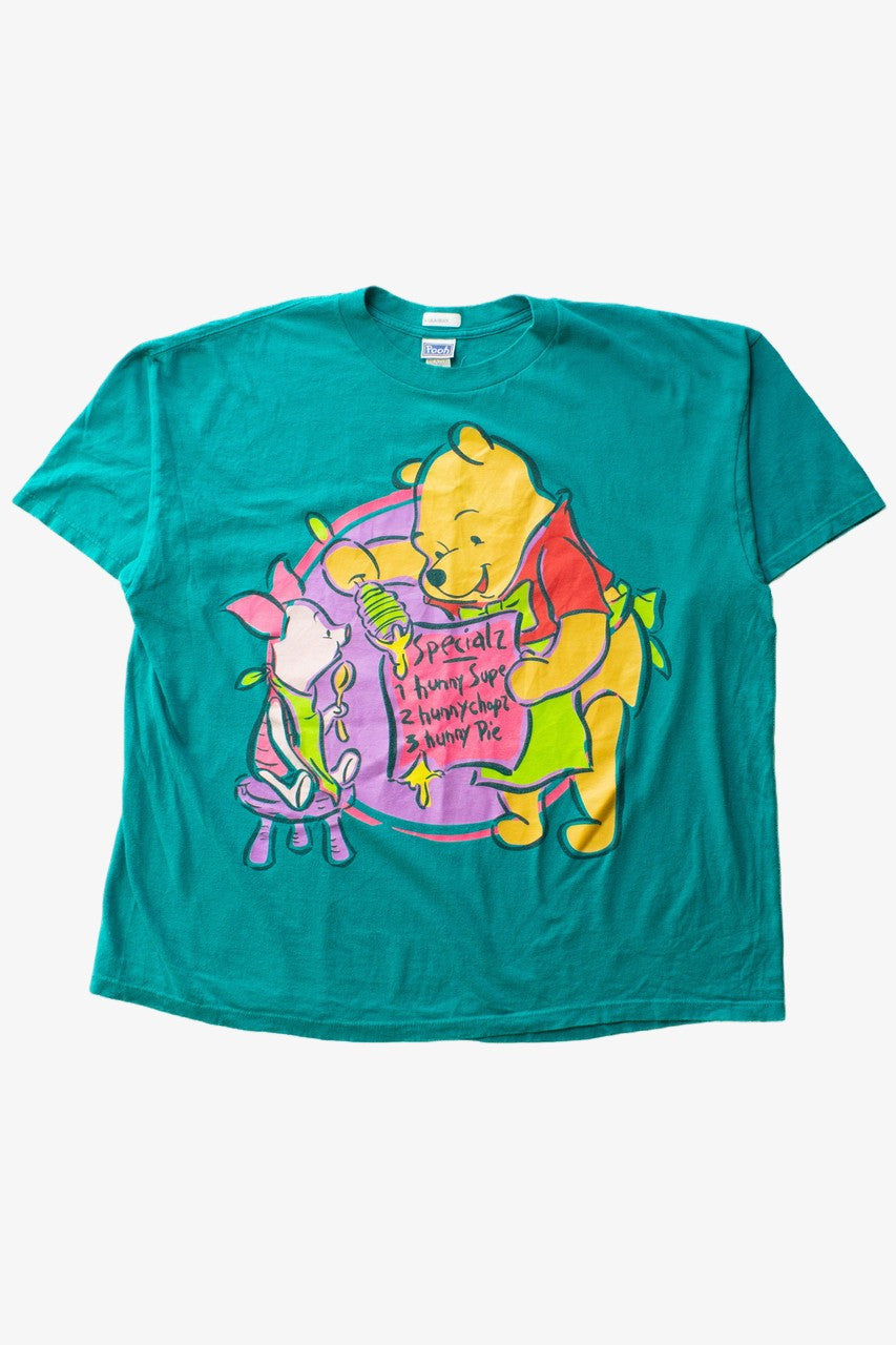Vintage Pooh & Piglet Specialz Menu T-Shirt (1990s)