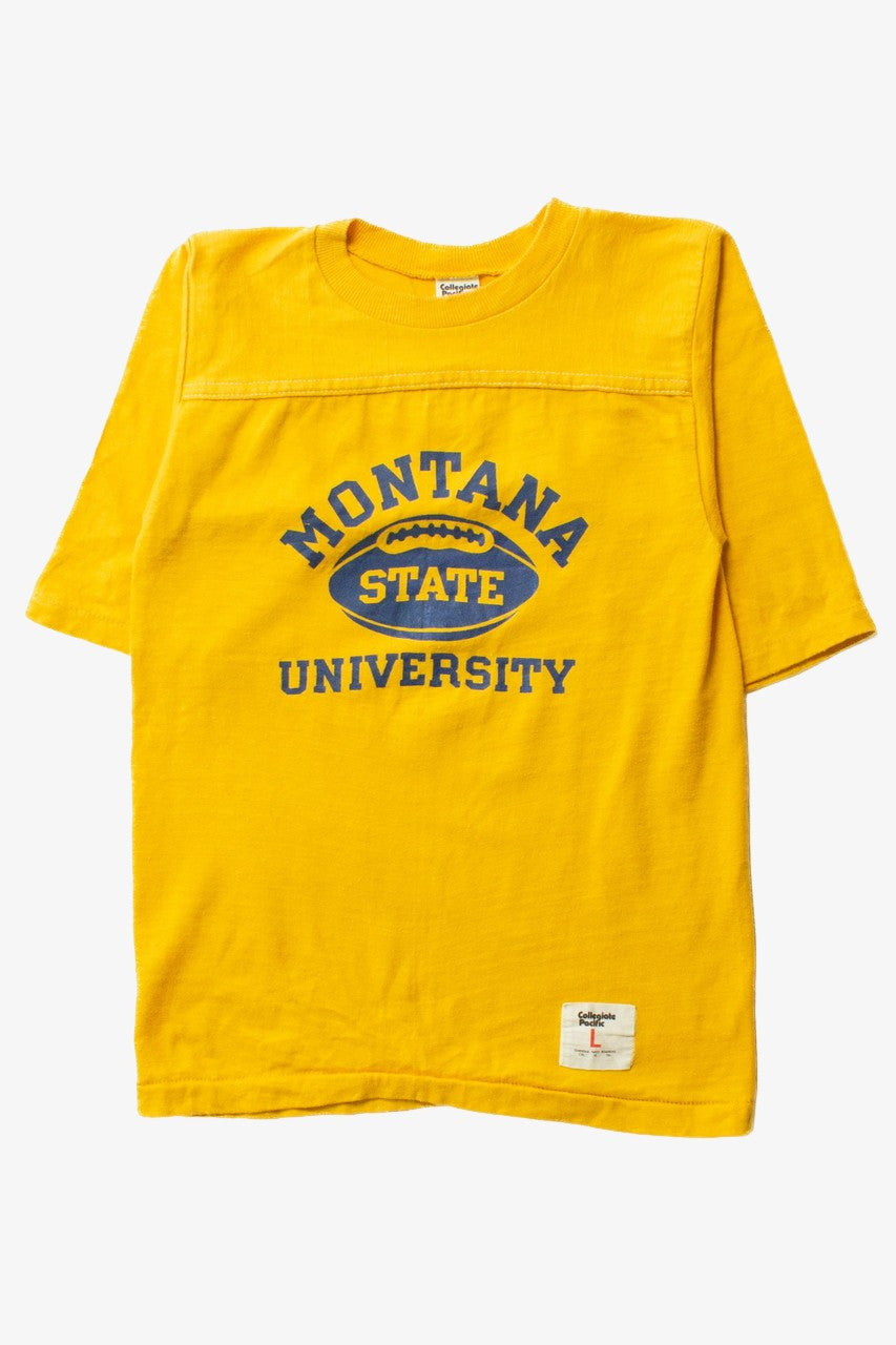 Vintage Montana State University Youth Football T-Shirt (1980s)