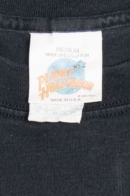 Vintage 1991 Planet Hollywood New York City Skyline T-Shirt (1990s)